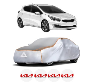 Husa Prelata Antigrindina Auto KIA CEED (CD) din 2018-2021, Protectie auto contra intemperiilor la grindina, Waterproof, 4x Stickere auto KIA - Img 2
