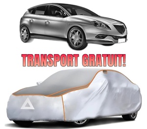 Husa Prelata Antigrindina Auto LANCIA DELTA III (844_) din 2008-2014, Protectie auto contra intemperiilor la grindina, Waterproof, 4x Stickere auto LANCIA