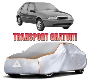 Husa Prelata Antigrindina Auto MAZDA 121 III Hatchback Van (JASM, JBSM) din 1996-2002, Protectie auto contra intemperiilor la grindina, Waterproof, 4x Stickere auto MAZDA