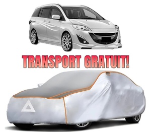 Husa Prelata Antigrindina Auto MAZDA 5 (CW) din 2010, Protectie auto contra intemperiilor la grindina, Waterproof, 4x Stickere auto MAZDA