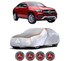 Husa Prelata Antigrindina Auto MERCEDES-BENZ GLE Coupe (C167) din 2019-2023, Protectie auto contra intemperiilor la grindina, Waterproof, 4x Stickere auto MERCEDES-BENZ - Img 2