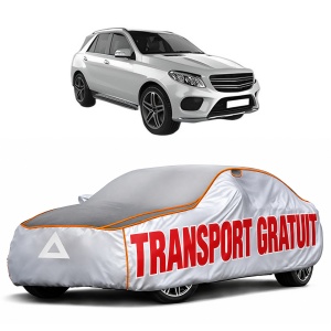 Husa Prelata Antigrindina Auto MERCEDES-BENZ GLE (W166) din 2015-2018, Protectie auto contra intemperiilor la grindina, Waterproof, 4x Stickere auto MERCEDES-BENZ