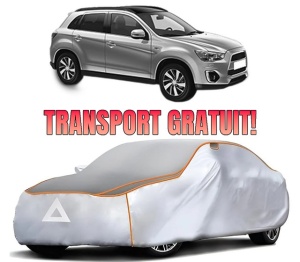 Husa Prelata Antigrindina Auto MITSUBISHI ASX (GA_W_) din 2010-2015, Protectie auto contra intemperiilor la grindina, Waterproof, 4x Stickere auto MITSUBISHI