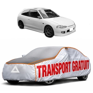 Husa Prelata Antigrindina Auto MITSUBISHI COLT V (CJ_, CP_) din 1996-2003, Protectie auto contra intemperiilor la grindina, Waterproof, 4x Stickere auto MITSUBISHI