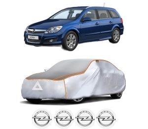 Husa Prelata Antigrindina Auto OPEL ASTRA H CLASSIC Estate (A04) din 2006-2014, Protectie auto contra intemperiilor la grindina, Waterproof, 4x Stickere auto OPEL - Img 2