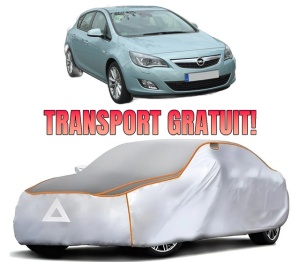 Husa Prelata Antigrindina Auto OPEL ASTRA J (P10) din 2009-2015, Protectie auto contra intemperiilor la grindina, Waterproof, 4x Stickere auto OPEL