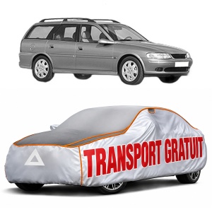 Husa Prelata Antigrindina Auto OPEL VECTRA B Estate (J96) din 1996-2003, Protectie auto contra intemperiilor la grindina, Waterproof, 4x Stickere auto OPEL