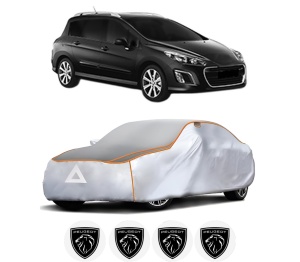Husa Prelata Antigrindina Auto PEUGEOT 308 SW I Estate Van (4E_) din 2008-2012, Protectie auto contra intemperiilor la grindina, Waterproof, 4x Stickere auto PEUGEOT - Img 2