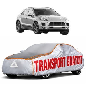 Husa Prelata Antigrindina Auto PORSCHE MACAN (95B) din 2014-2018, Protectie auto contra intemperiilor la grindina, Waterproof, 4x Stickere auto PORSCHE