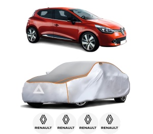 Husa Prelata Antigrindina Auto RENAULT CLIO IV Grandtour (KH_) din 2012-2021, Protectie auto contra intemperiilor la grindina, Waterproof, 4x Stickere auto RENAULT - Img 2