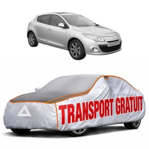 Husa Prelata Antigrindina Auto RENAULT MEGANE III Hatchback Van (BZ_) din 2008-2015, Protectie auto contra intemperiilor la grindina, Waterproof, 4x Stickere auto RENAULT