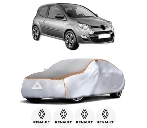 Husa Prelata Antigrindina Auto RENAULT TWINGO II (CN0_) din 2007-2014, Protectie auto contra intemperiilor la grindina, Waterproof, 4x Stickere auto RENAULT - Img 2