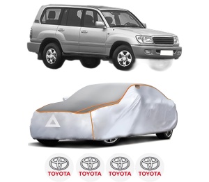 Husa Prelata Antigrindina Auto TOYOTA LAND CRUISER 100 (_J1_) din 1998-2007, Protectie auto contra intemperiilor la grindina, Waterproof, 4x Stickere auto TOYOTA - Img 2