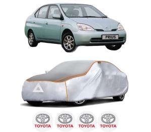 Husa Prelata Antigrindina Auto TOYOTA PRIUS Saloon (_W1_) din 2000-2003, Protectie auto contra intemperiilor la grindina, Waterproof, 4x Stickere auto TOYOTA - Img 2