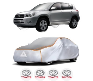 Husa Prelata Antigrindina Auto TOYOTA RAV 4 III (_A3_) din 2005-2013, Protectie auto contra intemperiilor la grindina, Waterproof, 4x Stickere auto TOYOTA - Img 2
