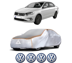 Husa Prelata Antigrindina Auto Volskwagen JETTA IV (162, 163, AV3, AV2) din 2010-2018, Protectie auto contra intemperiilor la grindina, Waterproof, 4x Stickere auto Volskwagen - Img 2