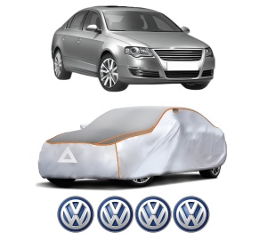 Husa Prelata Antigrindina Auto Volskwagen PASSAT B6 (3C2) din 2005-2010, Protectie auto contra intemperiilor la grindina, Waterproof, 4x Stickere auto Volskwagen - Img 2