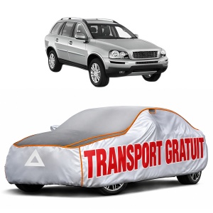 Husa Prelata Antigrindina Auto VOLVO XC90 I VAN (275) din 2013-2014, Protectie auto contra intemperiilor la grindina, Waterproof, 4x Stickere auto VOLVO