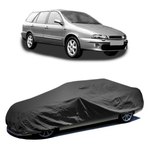 Husa prelata auto pentru FIAT MAREA Weekend (185_) 1996 - 2003, culoare negru, material textil impermeabil, rezistanta la intemperii praf UV, CARPASSION Husa Protectie - Img 2