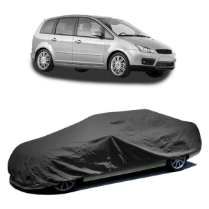 Husa prelata auto pentru FORD FOCUS C-MAX (DM2) 2003 - 2007, culoare negru, material textil impermeabil, rezistanta la intemperii praf UV, CARPASSION Husa Protectie - Img 2