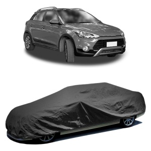 Husa prelata auto pentru HYUNDAI i20 ACTIVE (IB, GB) 2015 - 2018, culoare negru, material textil impermeabil, rezistanta la intemperii praf UV, CARPASSION Husa Protectie - Img 2