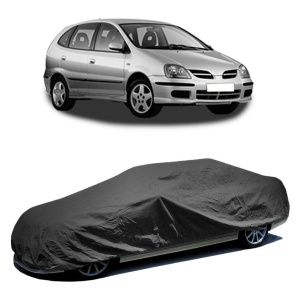 Husa prelata auto pentru NISSAN ALMERA TINO (V10) 2000 - 2006, culoare negru, material textil impermeabil, rezistanta la intemperii praf UV, CARPASSION Husa Protectie - Img 2