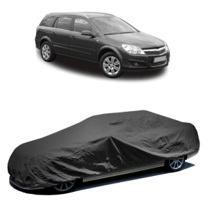 Husa prelata auto pentru OPEL ASTRA H CLASSIC Estate (A04) 2006 - 2014, culoare negru, material textil impermeabil, rezistanta la intemperii praf UV, CARPASSION Husa Protectie - Img 2