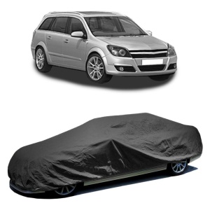 Husa prelata auto pentru OPEL ASTRA H Estate (A04) 2004 - 2014, culoare negru, material textil impermeabil, rezistanta la intemperii praf UV, CARPASSION Husa Protectie - Img 2