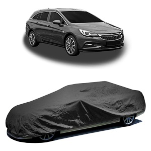 Husa prelata auto pentru OPEL ASTRA K Estate Van 2018, culoare negru, material textil impermeabil, rezistanta la intemperii praf UV, CARPASSION Husa Protectie - Img 2