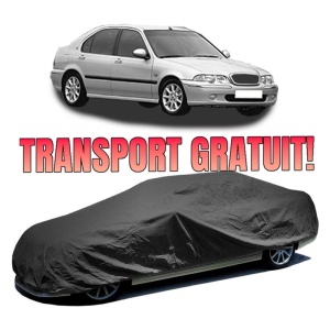 Husa prelata auto pentru ROVER 45 I Hatchback (RT) 2000 - 2005, culoare negru, material textil impermeabil, rezistanta la intemperii praf UV, CARPASSION Husa Protectie
