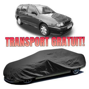 Husa prelata auto pentru SEAT CORDOBA VARIO Estate Van (6K5) 2000 - 2002, culoare negru, material textil impermeabil, rezistanta la intemperii praf UV, CARPASSION Husa Protectie