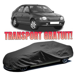 Husa prelata auto pentru TOYOTA COROLLA Liftback (_E11_) 1997 - 2002, culoare negru, material textil impermeabil, rezistanta la intemperii praf UV, CARPASSION Husa Protectie