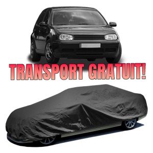 Husa prelata auto pentru Volkswagen Golf IV Van (1J1) 1997 - 2004, culoare negru, material textil impermeabil, rezistanta la intemperii praf UV, CARPASSION Husa Protectie