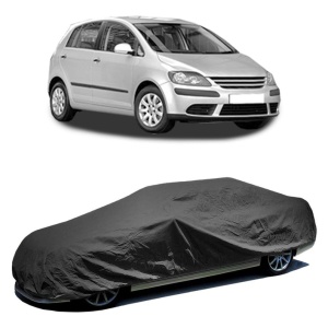 Husa prelata auto pentru Volkswagen Golf PLUS V (5M1, 521) 2004 - 2013, culoare negru, material textil impermeabil, rezistanta la intemperii praf UV, CARPASSION Husa Protectie - Img 2