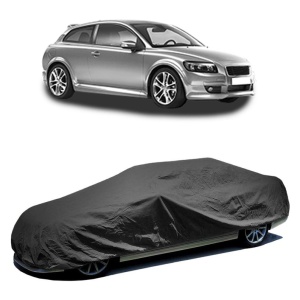 Husa prelata auto pentru VOLVO C30 (533) 2006 - 2012, culoare negru, material textil impermeabil, rezistanta la intemperii praf UV, CARPASSION Husa Protectie - Img 2