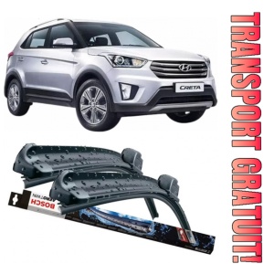 Hyundai Creta Set 2 stergatoare parbriz Bosch Bosch Aerotwin 65 cm/40 cm compatibile cu Hyundai Creta din 2016-2021 (65 cm / 40 cm)