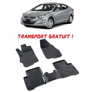 Hyundai Elantra V 2010-2015 Set 4 covorase auto din cauciuc tip tavita premium line 3D - Transport Gratuit! accesorii pentru autoturismul tau - masina v49032