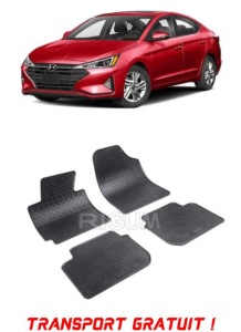 Hyundai Elantra VI, Sedan, fabricat din 03.2016 - 12.2020, set covorase auto dedicate, din cauciuc 100% Premium - Transport Gratuit accesorii pentru autoturismul tau - masina v39372