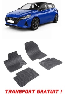 Hyundai I20 III, Hatchback, fabricat din 10.2020 - Prezent, set covorase auto dedicate, din cauciuc 100% Premium - Transport Gratuit accesorii pentru autoturismul tau - masina v39345