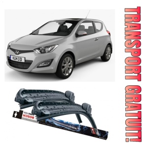 Hyundai I20 Set 2 stergatoare parbriz Bosch Bosch Aerotwin compatibile cu Hyundai I20 2014 (60 cm / 40 cm)