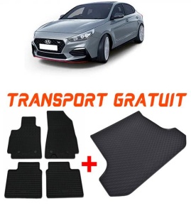Hyundai I30 III Facelift Fastback din 2021 - Prezent *1, Set Covorase + tavita portbagaj auto accesorii pentru autoturismul tau - masina v1844