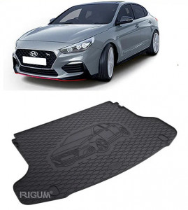 Hyundai I30 III Fastback din 12.2017 - 2020, Tavita Pentru Portbagaj Lux Premium Dedicata, Portbagaj Inferior *2 accesorii pentru autoturismul tau - masina v189300