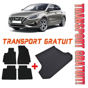 Hyundai I30 III Mhev Fastback din 02.2020 - Prezent *1, Set Covorase + tavita portbagaj auto
