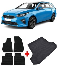 Hyundai I30 Set Covorase + tavita portbagaj auto Hyundai I30 III MHEV fabricatie 02.2020 - prezent, caroserie hatchback - Img 2