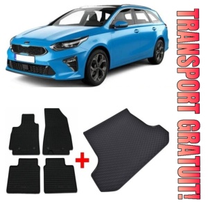 Hyundai I30 Set Covorase + tavita portbagaj auto Hyundai I30 III MHEV fabricatie 02.2020 - prezent, caroserie hatchback