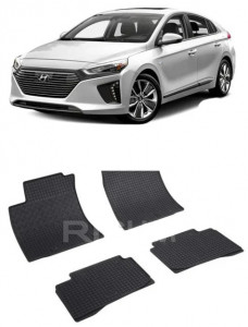 Hyundai Ioniq Elektro, Hatchback, fabricat din 10.2016 - 06.2022, set covorase auto dedicate, din cauciuc 100% Premium accesorii pentru autoturismul tau - masina v161292
