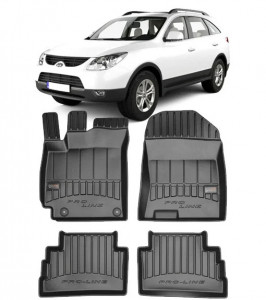 Hyundai Kona, Suv, Din 11.2017 - Prezent, InclusIV Facelift , Set Covorase Auto Tip Tavita Premium 3D, din cauciuc accesorii pentru autoturismul tau - masina v172843