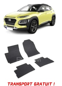 Hyundai Kona, Suv, fabricat din 11.2017 - Prezent, InclusIV Facelift, set covorase auto dedicate, din cauciuc 100% Premium - Transport Gratuit accesorii pentru autoturismul tau - masina v39291