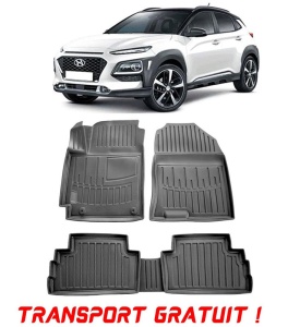 Hyundai Kona Versiunea Benzina (2017-) Set covorase auto cauciuc G.Modern Line 3D transport gratuit accesorii pentru autoturismul tau - masina v50377