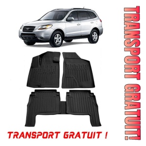 Hyundai Santa Fe II (Cm) (2006-2010) Set covorase auto cauciuc G.Modern Line 3D transport gratuit